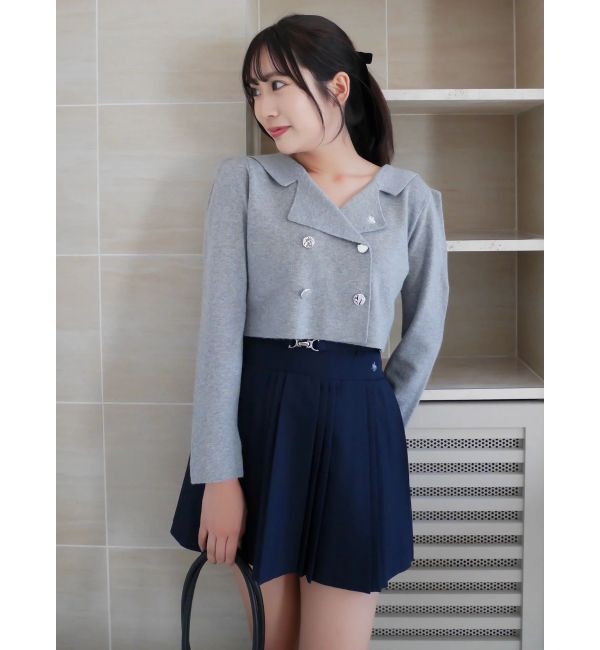 dazzlin「【POLO BCSコラボ】ベルトツキハイウエストプリーツミニスカート」|スカート|