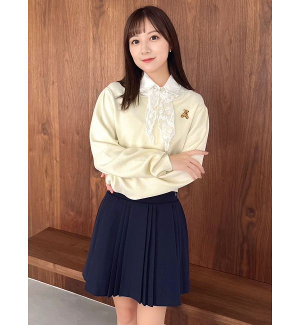 dazzlin「【POLO BCSコラボ】ベルトツキハイウエストプリーツミニスカート」|スカート|
