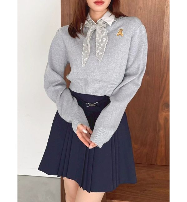 dazzlin「【POLO BCSコラボ】ベルトツキハイウエストプリーツミニスカート」|スカート|