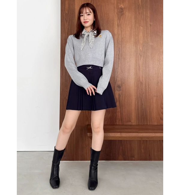 dazzlin「【POLO BCSコラボ】ベルトツキハイウエストプリーツミニスカート」|スカート|