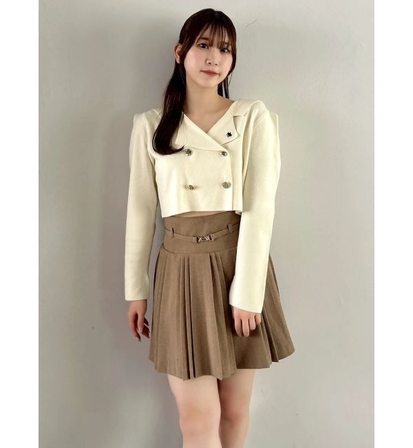 dazzlin「【POLO BCSコラボ】ベルトツキハイウエストプリーツミニスカート」|スカート|