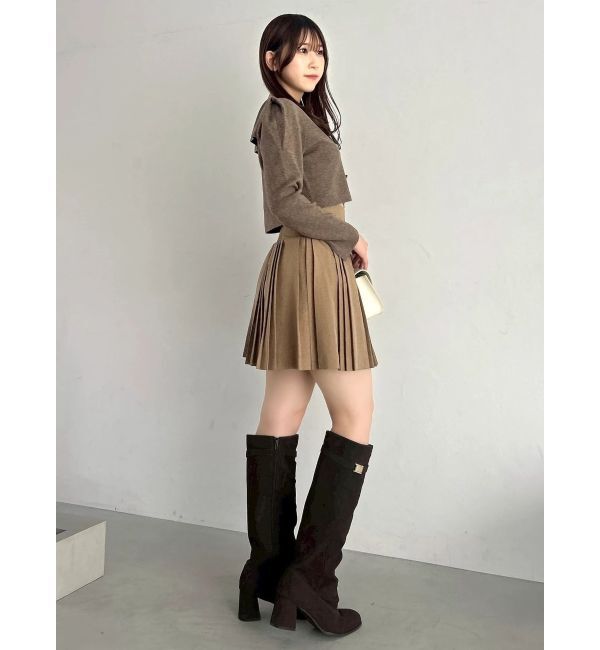 dazzlin「【POLO BCSコラボ】ベルトツキハイウエストプリーツミニスカート」|スカート|