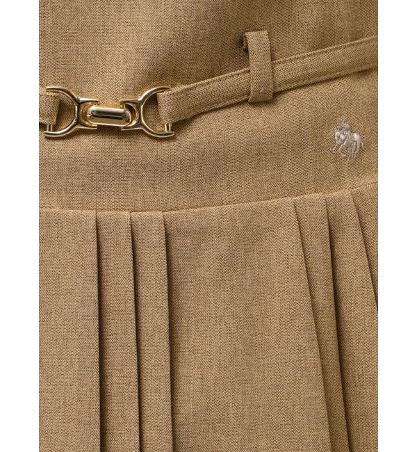 dazzlin「【POLO BCSコラボ】ベルトツキハイウエストプリーツミニスカート」|スカート|