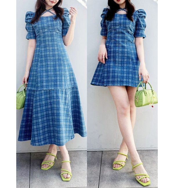 dazzlin「【再生産分】2WAYスイッチングステッチワンピース」|ワンピース|