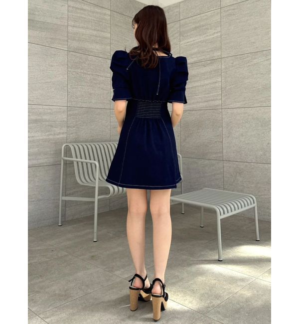 dazzlin「【再生産分】2WAYスイッチングステッチワンピース」|ワンピース|