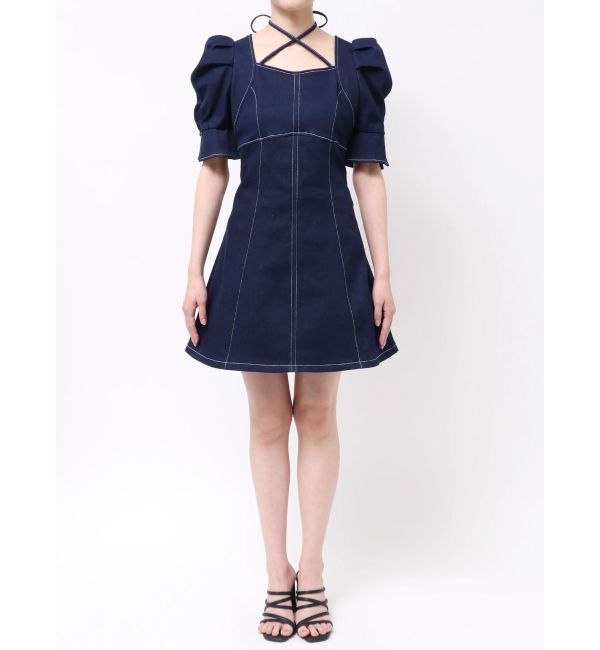 dazzlin「【再生産分】2WAYスイッチングステッチワンピース」|ワンピース|