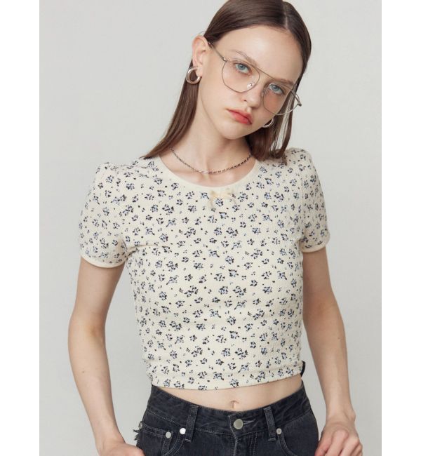 EMODA「ミニリボントップス」|Tシャツ・カットソー|アイボリー