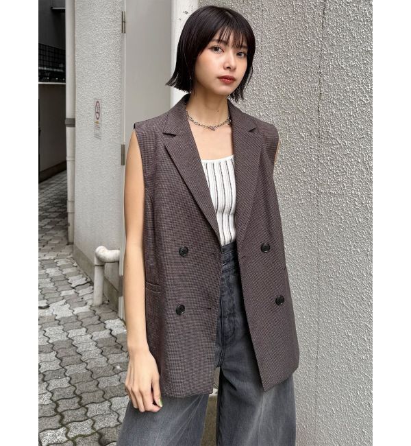 MURUA「メッシュダブルジレ【セットアップ着用可】」|ベスト・ジレ|
