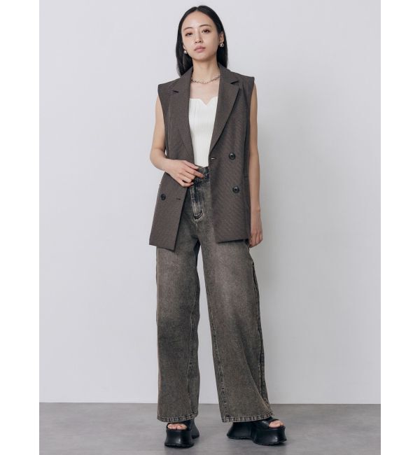 MURUA「メッシュダブルジレ【セットアップ着用可】」|ベスト・ジレ|