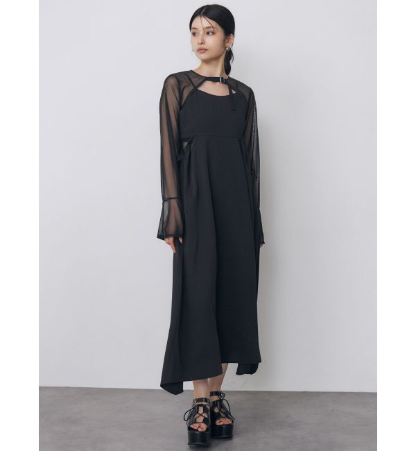 MURUA「【WEB限定】シアーボレロキャミワンピース」|ワンピース|