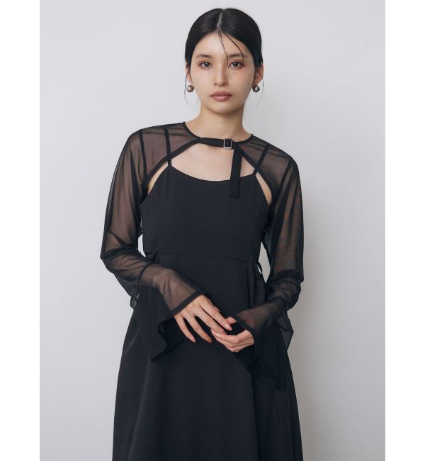 MURUA「【WEB限定】シアーボレロキャミワンピース」|ワンピース|