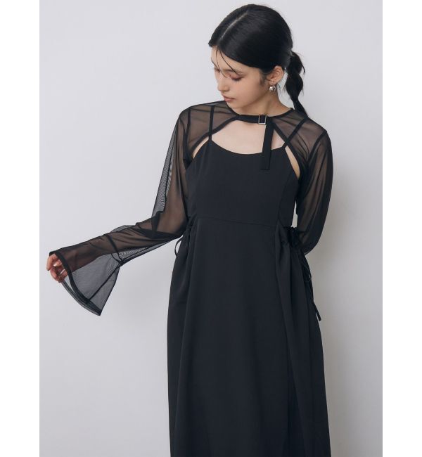 MURUA「【WEB限定】シアーボレロキャミワンピース」|ワンピース|