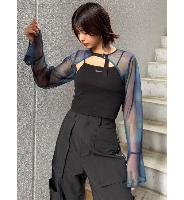 MURUA「【WEB限定】シアーボレロキャミワンピース」|ワンピース|