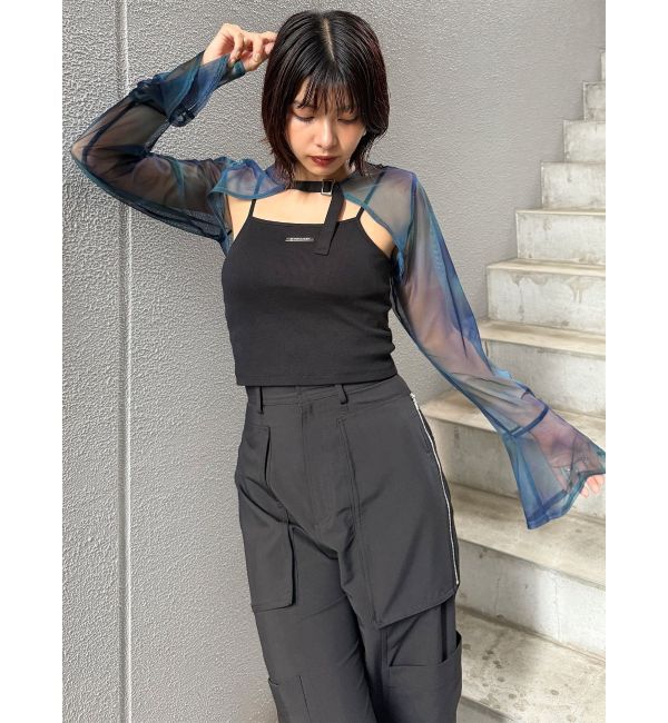 MURUA「【WEB限定】シアーボレロキャミワンピース」|ワンピース|