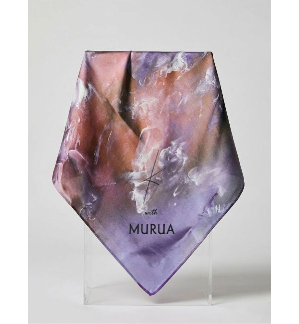 MURUA「【LIA KIMURA&times;MURUA】サテンスカーフ」|バンダナ・スカーフ|