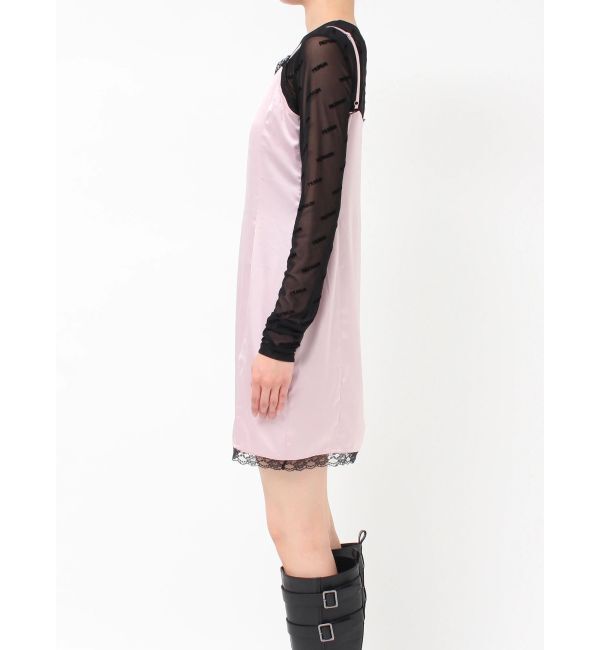 MURUA「サテンキャミミニワンピース」|ワンピース|