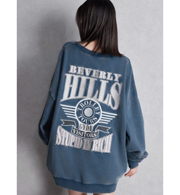 GYDA「BEVERLY HILLSドルマンスウェットトップス」|スウェット・ジャージ|