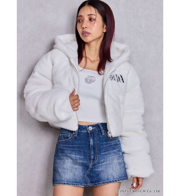 GYDA「GYDA&times;GALFY eco far superショートコート」|その他|