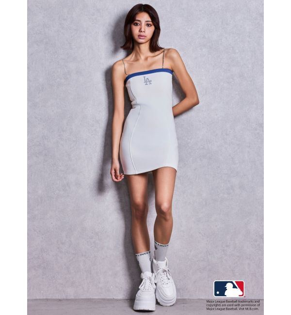 GYDA「GYDA［MLB］bijou logoベアワンピース」|ワンピース|