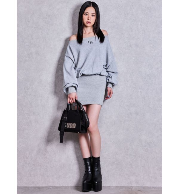 GYDA「GYDA bijouプレートBAG」|ハンドバッグ|