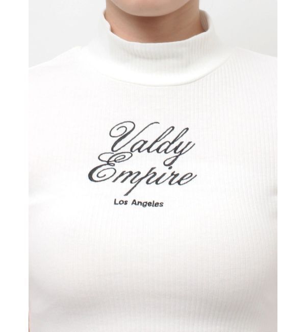 GYDA「Valdy Empireハーフスリーブテレコタートルトップス」|Tシャツ・カットソー|