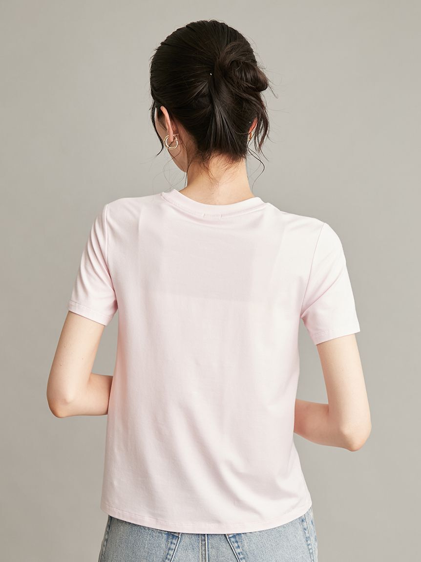 Mila Owen「【接触冷感】【冷感持続】ICEDFABRICコンパクトＴシャツ」|Tシャツ・カットソー|