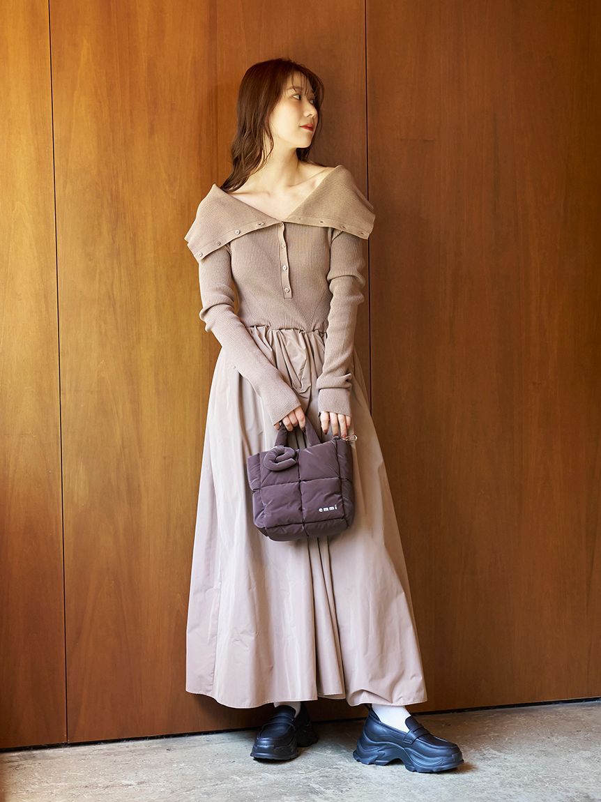 emmi atelier「ecoパデットミニショルダーバッグ」|ショルダー・メッセンジャー|