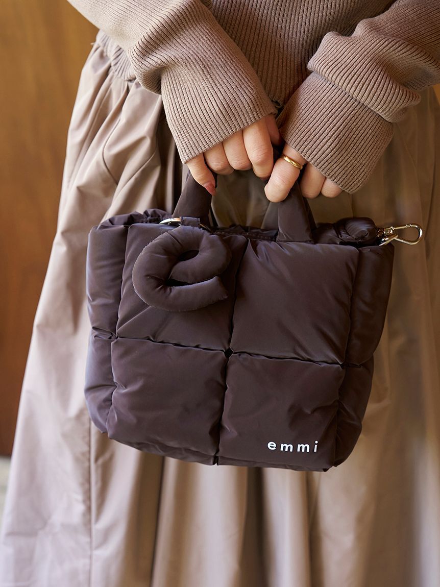 emmi atelier「ecoパデットミニショルダーバッグ」|ショルダー・メッセンジャー|