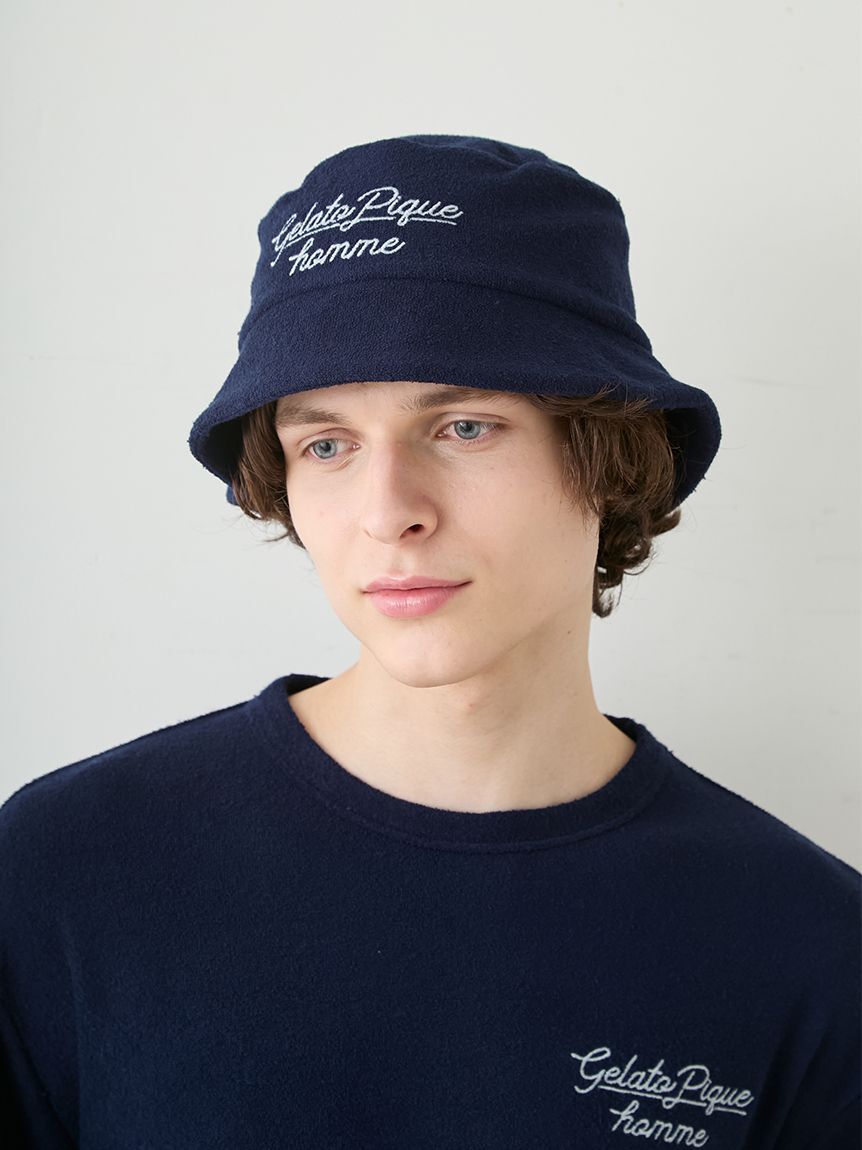 GELATO PIQUE HOMME「【HOMME】【接触冷感】【UVカット】パイルワンポイントロゴ刺繍ハット」|その他|