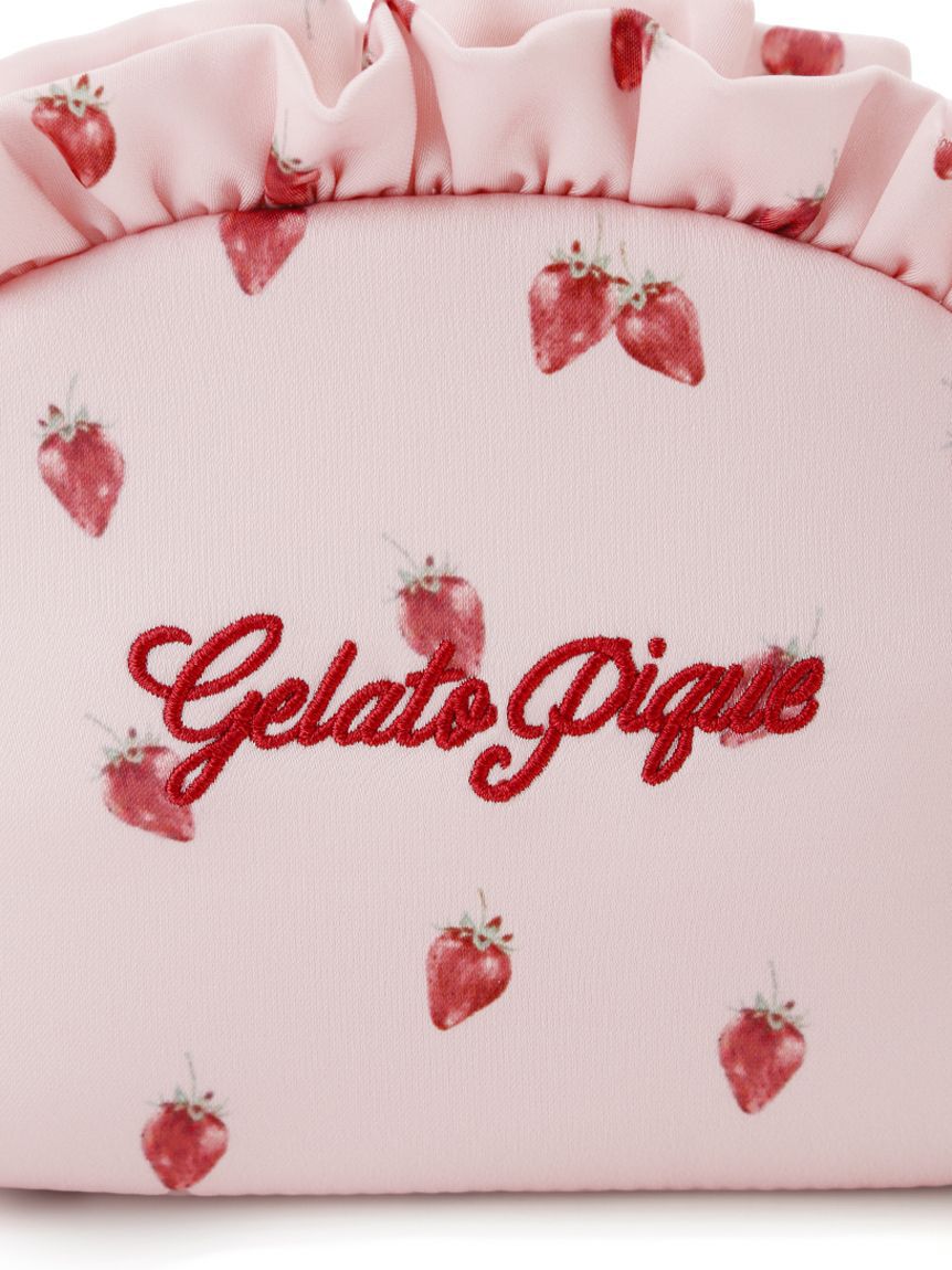 gelato pique「ストロベリー総柄ポーチ」|ポーチ|