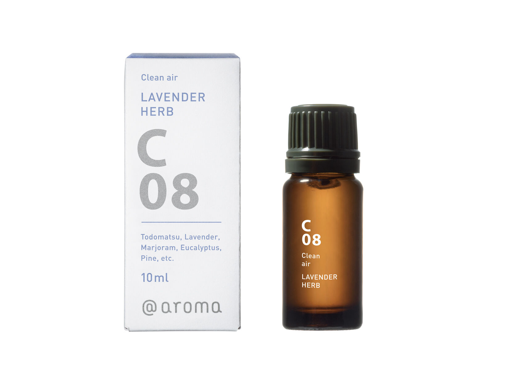 アットアロマ「C08ラベンダーハーブ 10ml　」|アロマ・ルームフレグランス|パープル