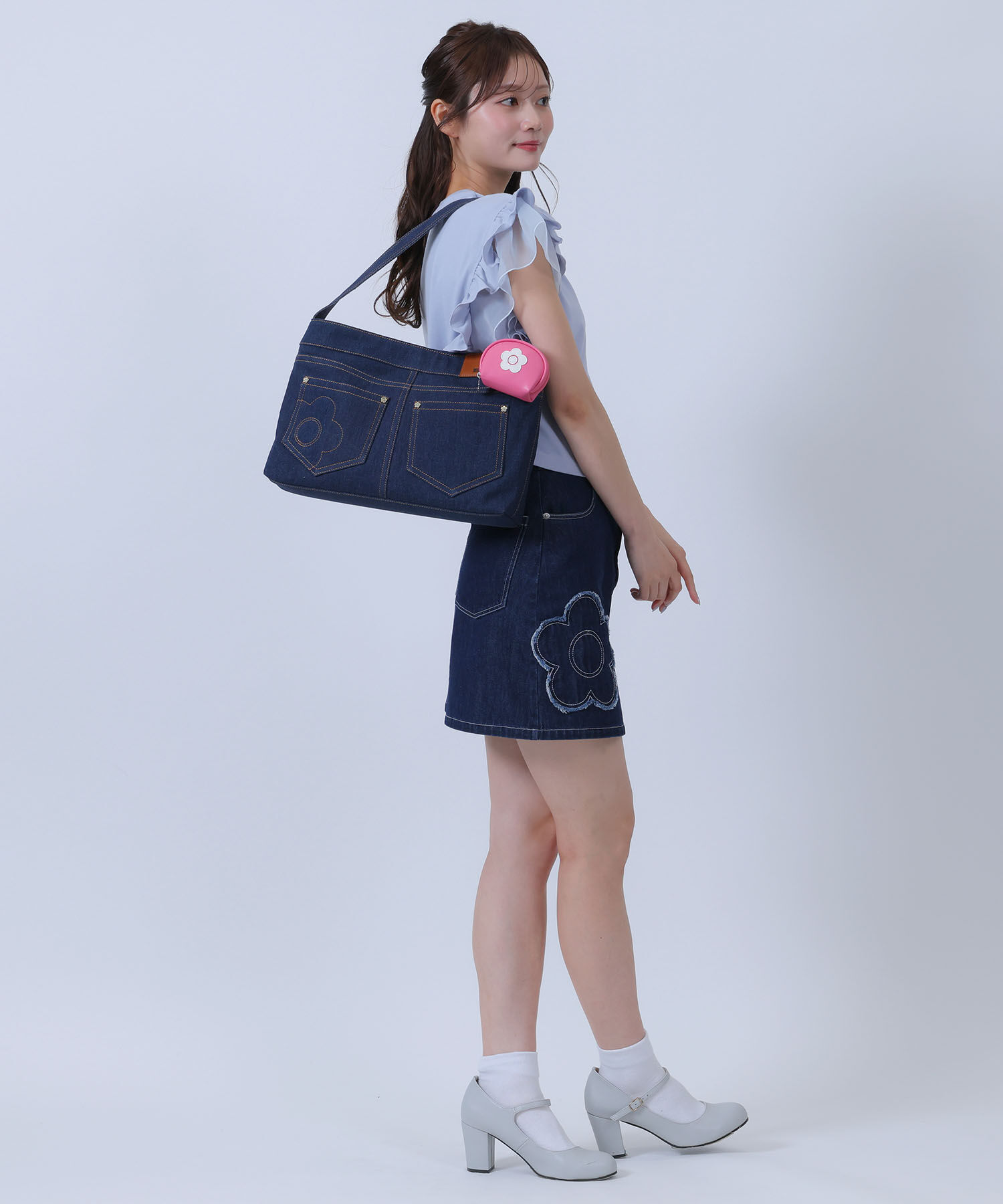 MARY QUANT「ジーンズポケットデザイン トート」|トートバッグ|