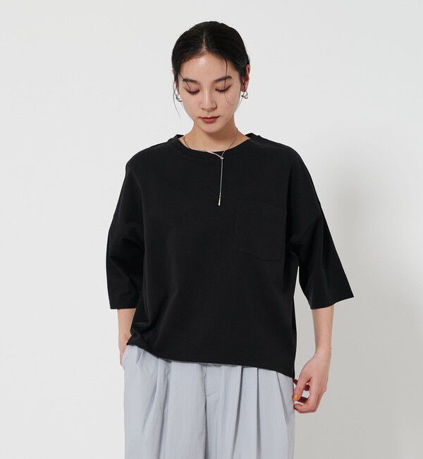 BEAUTY&YOUTH UNITED ARROWS「ドルマンスリーブ ポケット Tシャツ 接触冷感」|Tシャツ・カットソー|