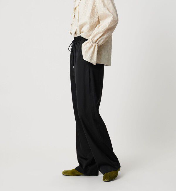 BEAUTY&YOUTH UNITED ARROWS「コットンレーヨンサテン ドローストワイドパンツ」|その他|
