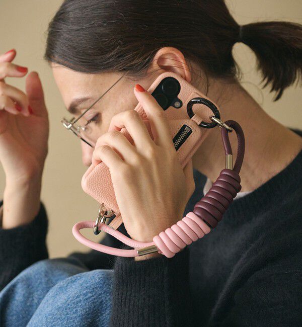 BEAUTY&YOUTH UNITED ARROWS「【別注】＜ajew＞コイル ストラップ」|モバイルケース|LT.PINK