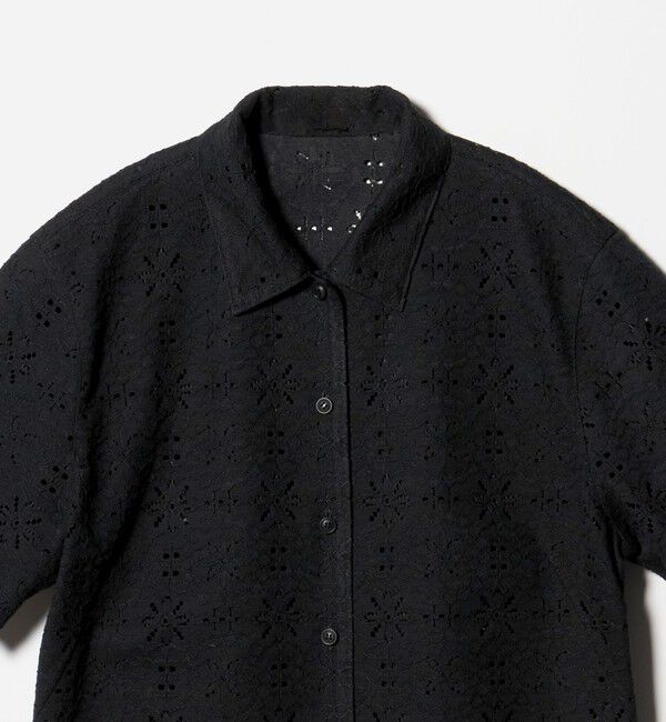 STEVEN ALAN「＜Steven Alan＞レース ショートスリーブ シャツ」|シャツ・ブラウス|