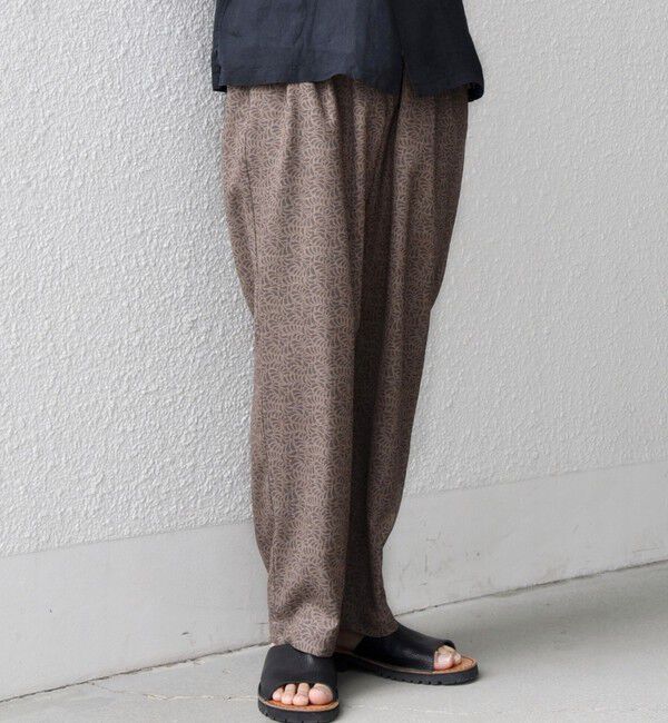 SHIPS any「SHIPS any:〈UVカット〉FUTURE LINEN CANVAS リネンライク セミワイド パンツ◇」|その他|