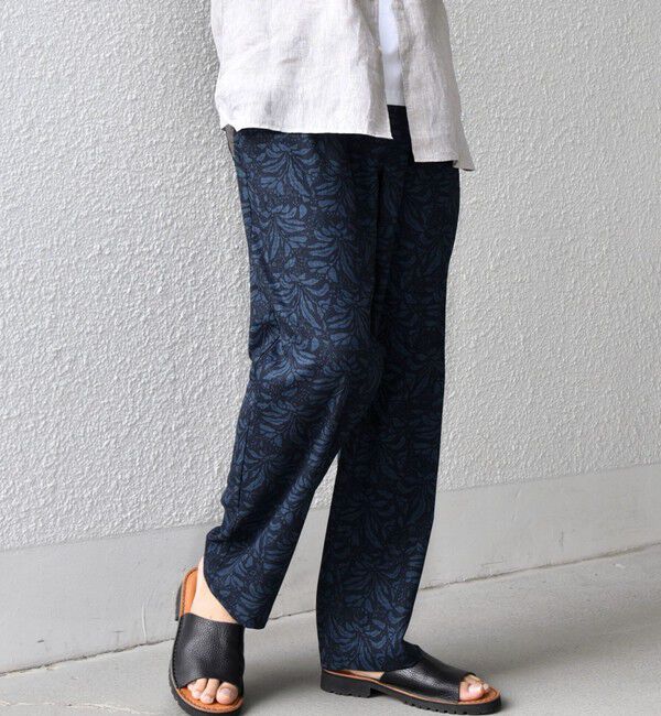 SHIPS any「SHIPS any:〈UVカット〉FUTURE LINEN CANVAS リネンライク セミワイド パンツ◇」|その他|