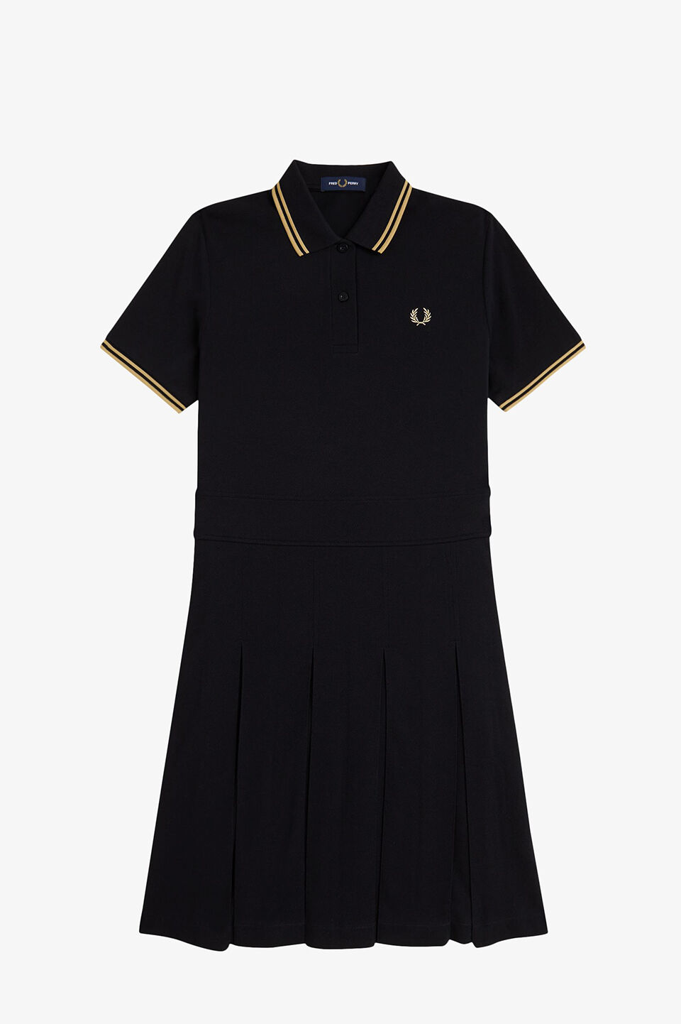 FRED PERRY 「Tipped Pleated Tennis Dress／ティップラインプリーツテニスワンピース」|ワンピース|