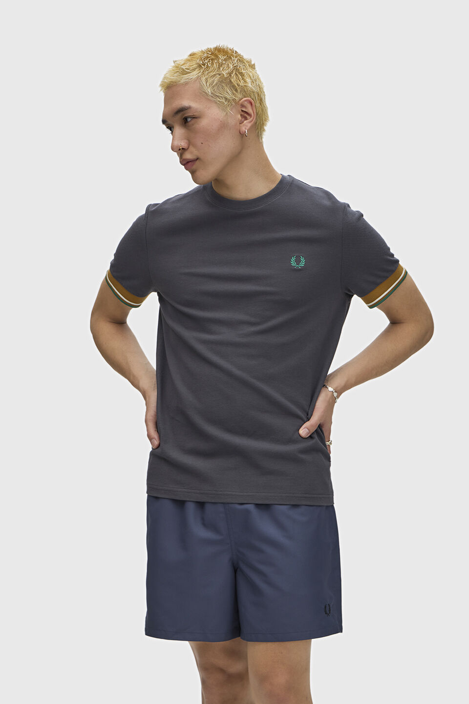 FRED PERRY 「FRED PERRY／Twin Tipped Cuff T-Shirt／ツインティップカフスTシャツ」|Tシャツ・カットソー|