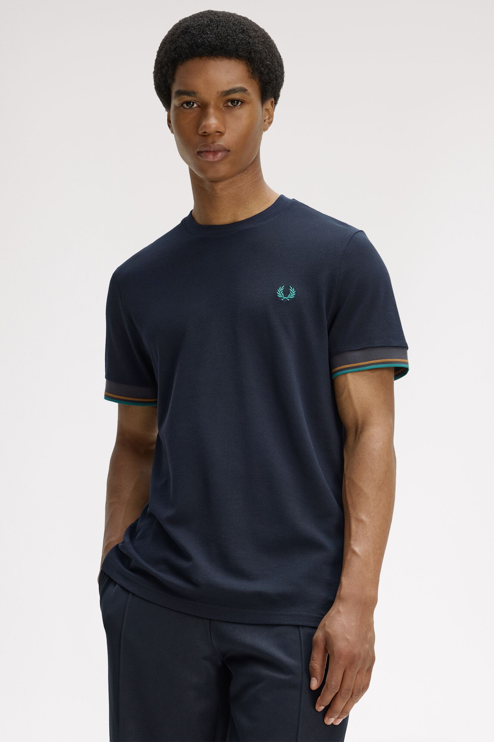 FRED PERRY 「FRED PERRY／Twin Tipped Cuff T-Shirt／ツインティップカフスTシャツ」|Tシャツ・カットソー|