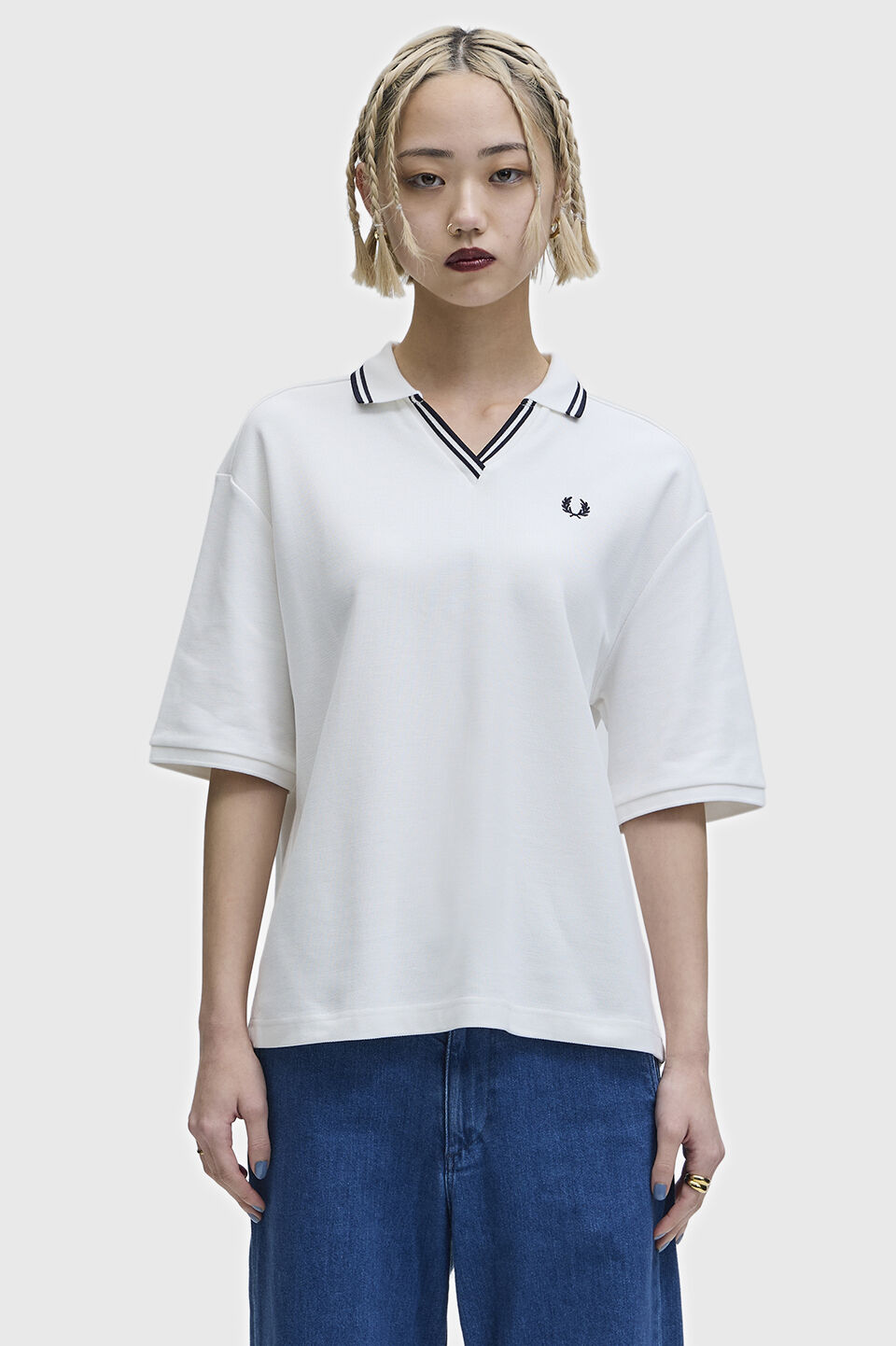 FRED PERRY 「Open Collar Tipped Polo Shirt／オープンカラーティップラインポロシャツ」|Tシャツ・カットソー|