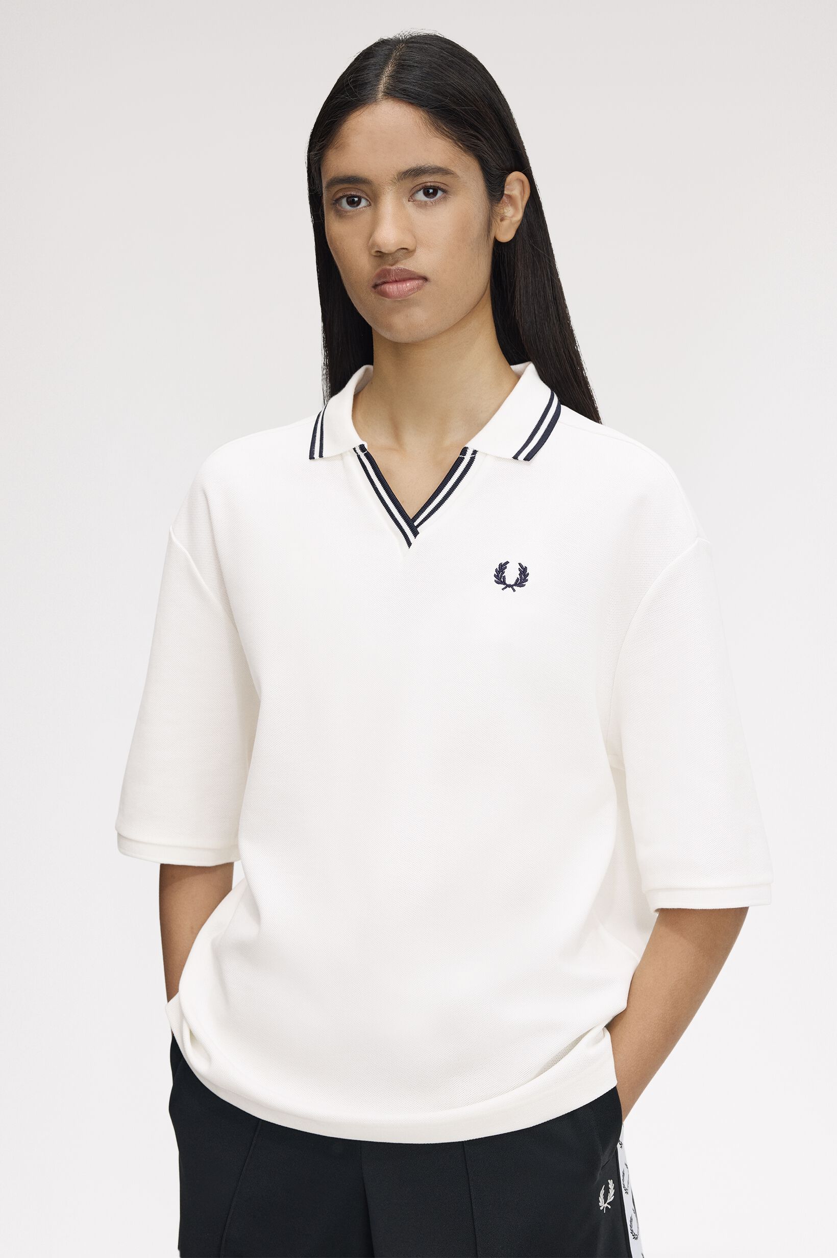 FRED PERRY 「Open Collar Tipped Polo Shirt／オープンカラーティップラインポロシャツ」|Tシャツ・カットソー|