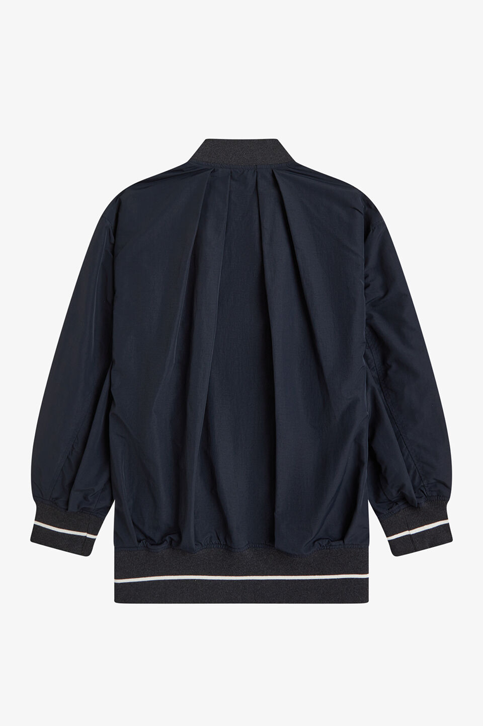 FRED PERRY 「FRED PERRY／Longline Tipped Bomber Jacket／ロングラインティップドボンバージャケット」|ブルゾン・スタジャン|