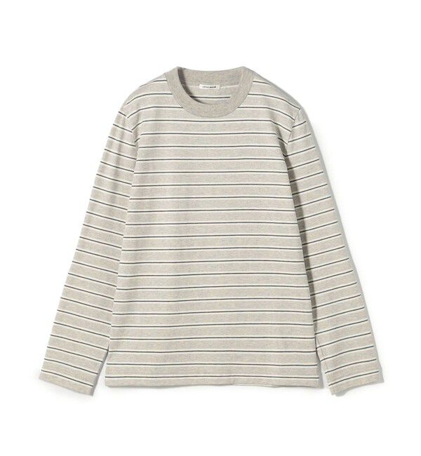 Edition「edition pourell コンパクトコットン ボーダープルオーバー」|Tシャツ・カットソー|14 グレー系