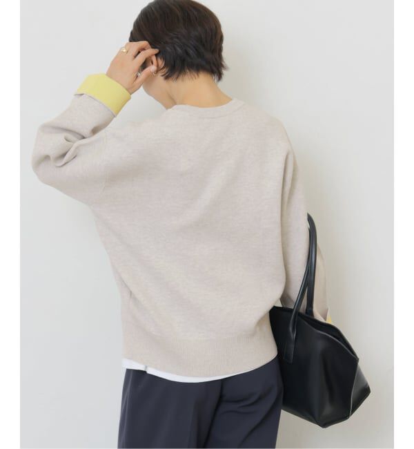 JOURNAL STANDARD relume「《WEB限定追加予約 / 新色》ダブルニットコントラストプルオーバー」|ニット・セーター|