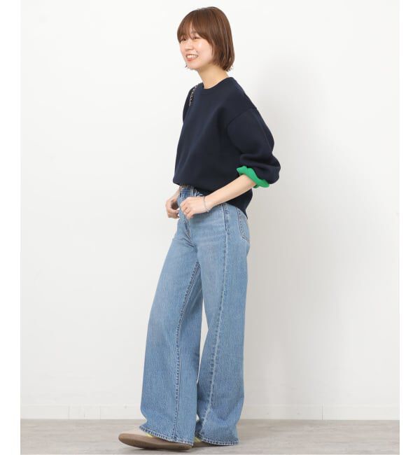 JOURNAL STANDARD relume「《WEB限定追加予約 / 新色》ダブルニットコントラストプルオーバー」|ニット・セーター|