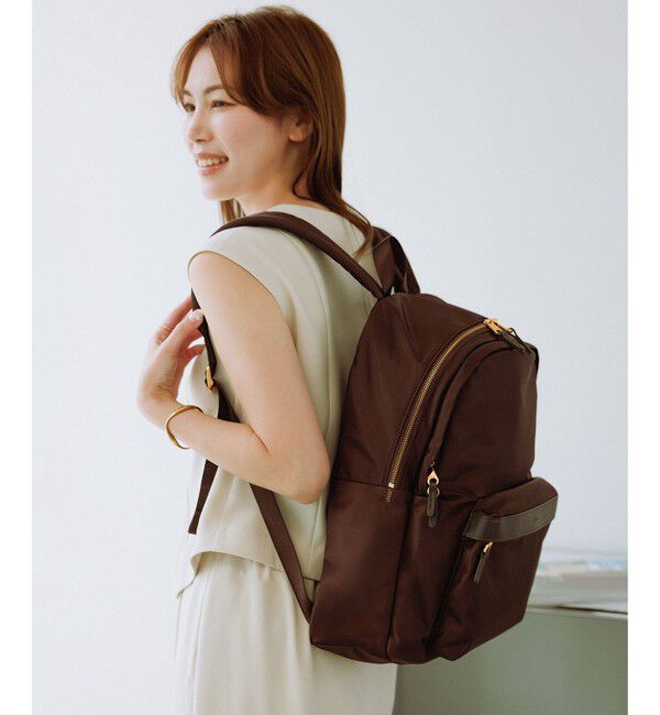 ROPE「【E'POR】【A4/PC対応・撥水・軽量】Pac Sac(パックサック)【26SS/新型】/累計1万点販売・一部WEB限定」|リュック|ブラウン(20)