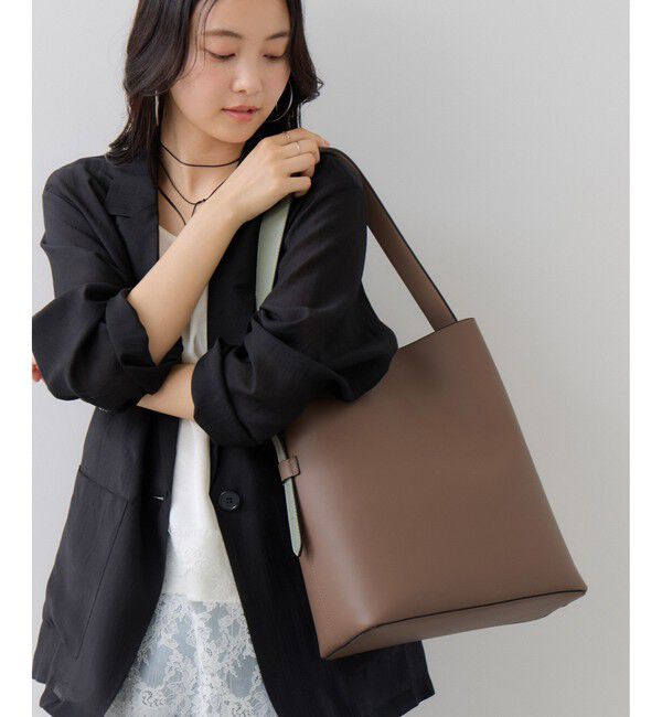 VIS「【新色追加】【A4収納】リバーシブルハンドルワンショルダーバッグ」|トートバッグ|