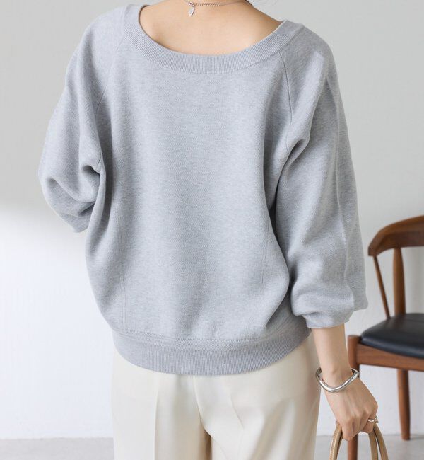 「【人気シリーズ/９色展開】スウェットライク2WAY ニット」|ニット・セーター|